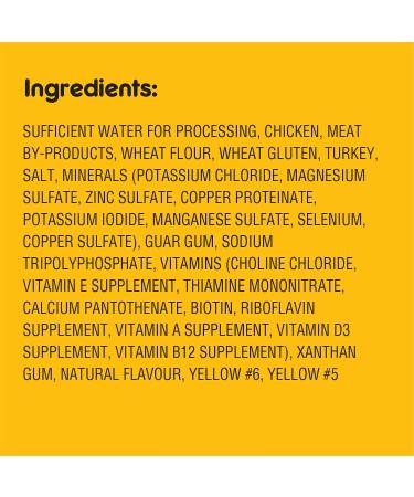 PEDIGREE High Protein Adult Wet Dog Food - Chicken & Turkey Flavour in Gravy 375g (12 Pack) - Buy Online on GoSupps.com