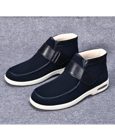 Buy Women s Diabetic High Top Slippers - Adjustable Edema & Arthritis Shoes for Swollen Feet | Orthopedic Therapy Shoes in Black (Size 12 - Buy Online on GoSupps.com