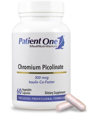 Patient One Chromium Picolinate 300 mcg | Supplement to Support Heart and Metabolic Health* | 60 Capsules