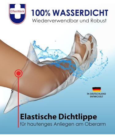 Elfenwerk Waterproof Arm Plaster Protection | 3 Pack - Self-Attractable & Reusable | Shower & Swim Water Protection for Plaster Arms - Buy Online on GoSupps.com