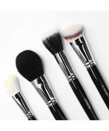 T4B Lussoni 100 Series Professional Make-Up Brush Set - Foundation Concealer Liquid & Cream Cosmetics - Round Flat Angled Conical & Kabuki Duo Fiber Brushes for International Shipping - Buy Online on GoSupps.com