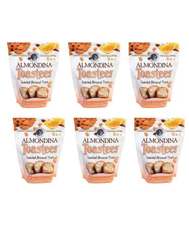 Almondina Toastees Toasted Almond Thins Coconut Orange Almond 5.25 oz (149 g)