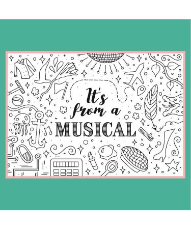 Coloring Broadway Theatre Nerds Coloring Pages - Set of 4 Hand-Drawn Illustrations on Matte Card Stock (8.5 x 11) - Buy Online on GoSupps.com