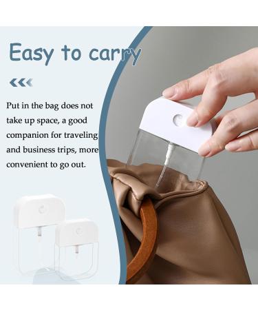 Roucerlin 6 Pcs Clear Empty Card Mini Fine Mist Spray Bottles Refillable Travel Misting Spray Bottles Portable Water Mist Bottle Sprayer Perfume Atomizer Containers for Face Hair (1.69 Oz & 1.28 Oz) - Buy Online on GoSupps.com