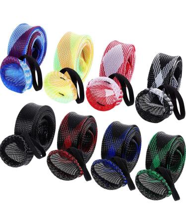 Hopowa Fishing Rod Cover 8 Pieces Fishing Rod Cover 170cm With Lanyard Fishing Rod Protective Cover Fishing Accessories Tool