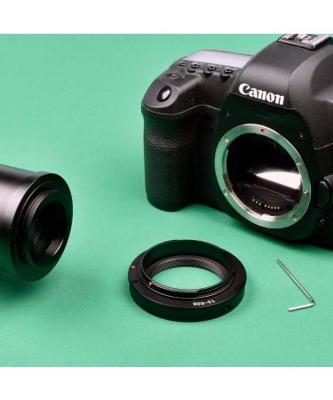 Lightdow T/T2 Mount Lens Adapter Ring for Canon EOS Rebel T3 T7i DSLR Camera - T2-Canon EOS Mount Compatible with Various Canon Models - Buy Online on GoSupps.com