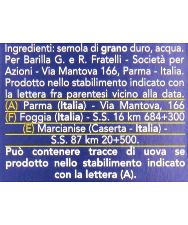  Italian Gourmet E.R. 5 x Barilla Ditaloni Lisci pasta no. 46 Italian noodles 500g + Italian gourmet polpa 400g - Buy Online on GoSupps.com