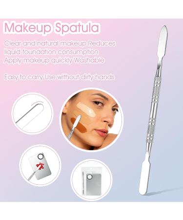 AHQiZFX 10-in-1 Makeup Spatula and Powder Puff Set with Professional Cosmetic Palette Triangle Puff for Eye Shadow Spatula Facial Cosmetic Makeup Tool for Eyelashe Body - Buy Online on GoSupps.com