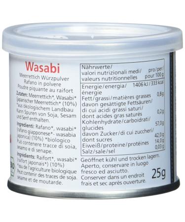 Arche Bio Wasabi Horseradish Seasoning Powder - Pack of 2 (2 x 25g) - Premium International Shipping - Buy Online on GoSupps.com