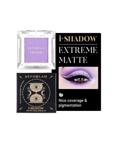 BEPHOLAN Matte Purple Eyeshadow Palette - High Pigment Lavender Organic Eyeshadow | Longwear Eye Makeup for Lilac Mood - Buy Online on GoSupps.com
