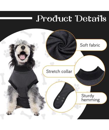 Idomik Dog Recovery Suit for Men & Women | Surgical One-Piece with Urinating Hole | Alternative to E-Collars | Breathable & Adjustable | 2xL (Chest Girth: 31.50-39.37) - Gray - Buy Online on GoSupps.com