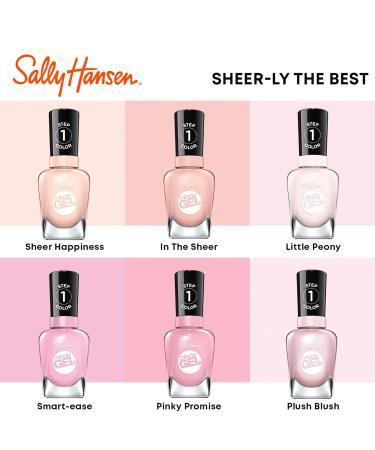 Sally Hansen Miracle Gel Smartease Pink Nail Polish - Long Lasting No UV Lamp Needed 0.5 Fl Oz - Shop Internationally - Buy Online on GoSupps.com