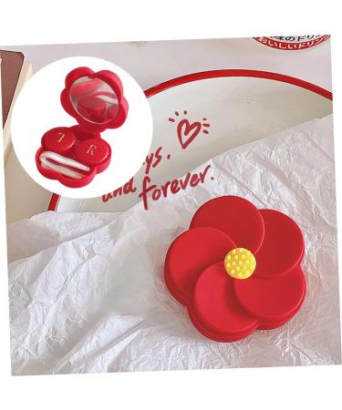 Solustrie Colored Contact Lenses Container Set | Durable Eye Lens Case for Cosmetic Lenses | Invisible Design for International Shipping - Buy Online on GoSupps.com