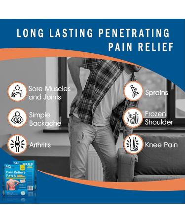 60PCS MQ Pain Relief Patches - Herbal Heat Patches for Back, Knee, Neck, Shoulder Pain - Joint Ache Relief - Buy Online on GoSupps.com