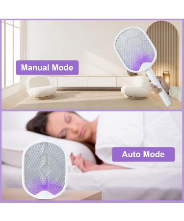 Shop Oziral 2 in 1 Electric Fly Catcher | 3000V USB Rechargeable Insect Trap for Home & Garden - Best Mosquito & Fly Destroyer - Buy Online on GoSupps.com