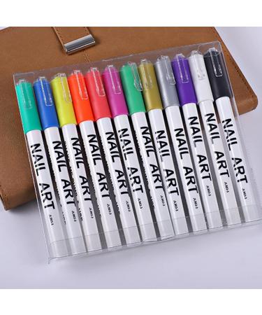 Nail Art Pens for Women & Girls - Quick-Drying Long-Lasting Nail Graffiti with Natural Extracts - Buy Online on GoSupps.com