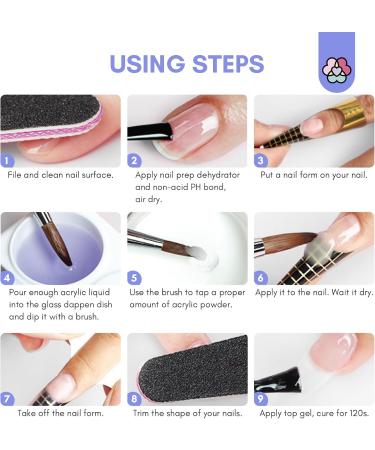 SAVILAND Acrylic Liquid Monomer 4.06fl.oz Nail Liquid for Acrylic Powder with Acrylic Brush 12 MMA-Free Non-Yellowing Formula for Acrylic Nails Application Nail Extension & Carving Home DIY Nail Salon Use - Buy Online on GoSupps.com