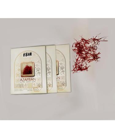 Esir Saffron Pushal Saffron Yarn 100% Pure & Natural | Saffron Pistils | All Authentic Saffron Red |0.5 g - Pack of 3| - Buy Online on GoSupps.com