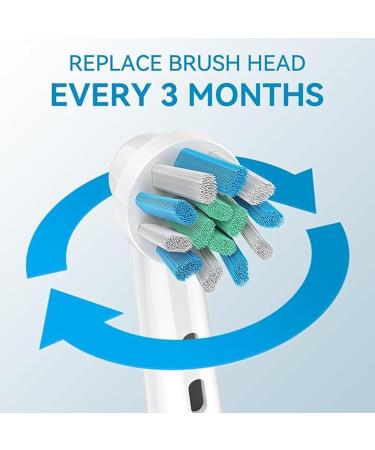 Buy Electric Toothbrush Replacement Heads - Plaque Blast Pack of 8 | Superior Twisted Bristle Refills for Family Oral Health - Buy Online on GoSupps.com