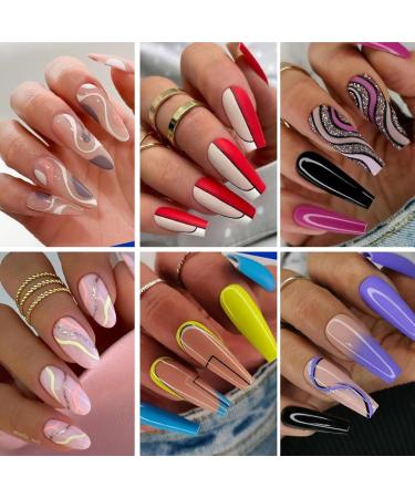 Mirror Effect Gel Nail Polish color for girls Metalic Liner gel polish for women girls gift with thin brush nail polish water proof (Flashing Reflective-04) - Buy Online on GoSupps.com