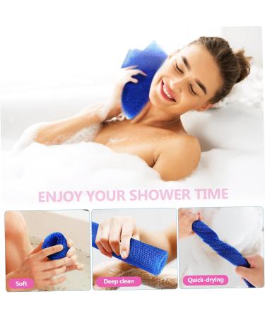 FRCOLOR 12 Pcs Long Bath Towels - Exfoliating African Body Washers & Shower Sponges | Premium Nylon Loofah Cloths for Deep Cleaning - Buy Online on GoSupps.com