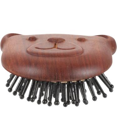 Fomiyes 2-in-1 Airbag Massage Comb - Portable Wooden Scalp Brush & Hand Massage Device for Hair Cleaning & Relaxation - Buy Online on GoSupps.com