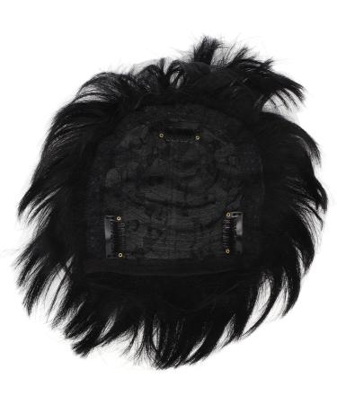 Short Toupee for Men Hair Topper Wig Fashionable Handsome Men Short Toppers Hairpiece Hair Extensions for Covering White Loss Hair Daily Wear Human Hair Toupee - Buy Online on GoSupps.com