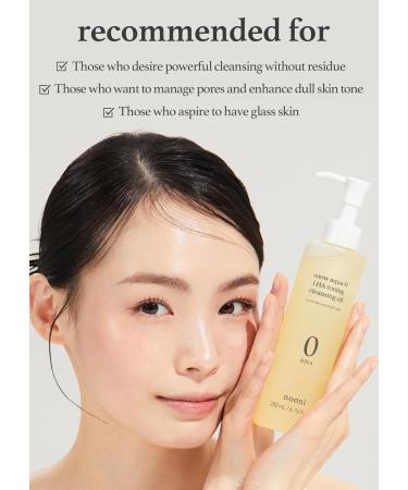 NOONI Cleansing Oil - Snow Aqua 0 LHA Toning Pore Care | Korean Facial Oil Cleanser for Makeup Removal Glass Skin & Blackhead Control (200 ml - Buy Online on GoSupps.com