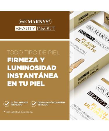  Marnys Marny's Ultimate Flash Cosmetic Ampoules - Lifting Effect - 7 x 2ml ampoules for two weeks - Hyaluronic Acid Pre-Proteoglycans and Pelvetia 60g - Buy Online on GoSupps.com