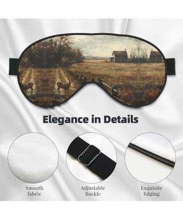 SSIMOO Deer Soft Sleep Eye Mask | Breathable Travel Eye Patch for Relaxation | Perfect for Women - Buy Online on GoSupps.com