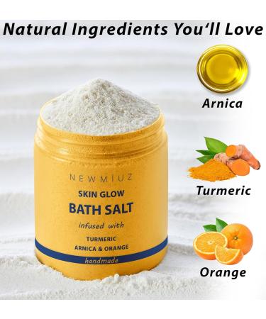 Natural Detox & Heal Bath Salt Soak | Magnesium Epsom Salt & Vitamin C | Luxury Spa Relaxation & Stress Relief Gift for Women - Perfect Stocking Stuffer - Buy Online on GoSupps.com