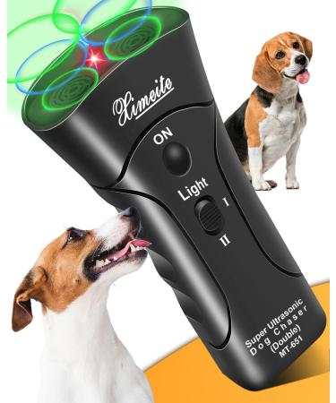 Kuckee Anti Barking Device Handheld Dog Repeater 3-in-1 Handheld Trainer Stop Barking and Insect Repellent Indoor and Outdoor Humane and Safe Ultrasonic Barking Deterrent Dvice for Dogs and Cats