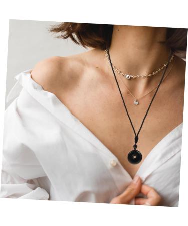 Minkissy 5-St Necklace with Safety Buckle - Harmony Men's and Women's Jewelry Chinese Style Crystal Pendant for Festivals - Buy Online on GoSupps.com