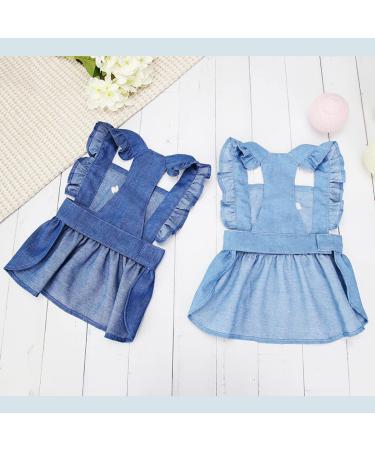 Luxury Dog Dress for Puppies | Tutu Jeans and Evening Styles | Light Blue Princess Dresses - Buy Online on GoSupps.com