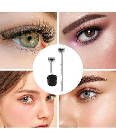 Lower Lash Stamp - Waterproof Eyelash Stamp Kit 2-in-1 Waterproof Sweatproof Eyeliner Quick Eye Makeup Tool Liquid Eye Liner Stamp Eyeliner Pencil for Bottom Lashes(Black set) - Buy Online on GoSupps.com