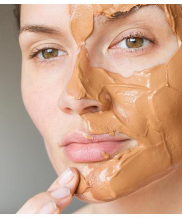 Red Moroccan Clay Mask - All Natural Tightening & Exfoliating Facial Treatment | 4 oz Jar - Buy Online on GoSupps.com
