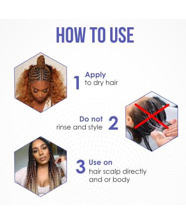 Styling Hair Care Cool Scalp Refresher Spray - Cleanse Reduce Frizz & Add Shine with Vitamin E & Argan Oil for Braids & Scalp (8oz) - Buy Online on GoSupps.com