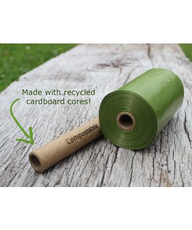 Biodegradable Dog Poo Bags - 120 Pet Poop bags - Unscented - Extra Thick - 100% Leakproof - 22x33cm - Buy Online on GoSupps.com
