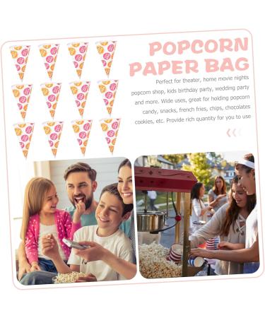 JECOMPRIS Halloween Cone Bags 100 Pcs Popcorn Bag Pastry Bag Cookie Gift Bags Packing Bag Conical Child Paper Treat Bags - Buy Online on GoSupps.com