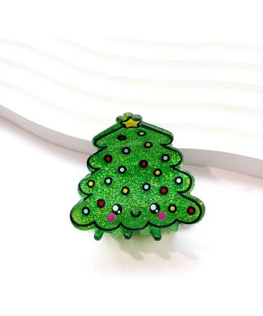 Christmas Hair Claw Clips for Women Girls Cute Christmas Tree Hair Clips Non-slip Hair Jaw Clips Christmas Hair Accessories Green - Buy Online on GoSupps.com