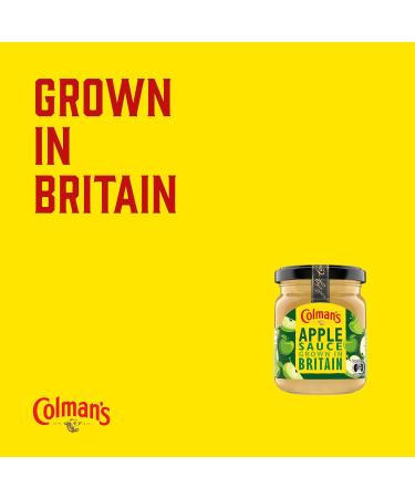 Colman's Bramley Apple Sauce Jar 155g - Delicious Apple Sauce for Cooking and Desserts - Buy Online on GoSupps.com