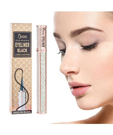 Black Liquid Eye Liner Waterproof Eye Liner Liquid - Long Lasting Smudge-Proof And Waterproof Eye Liner Pencil For Women Girls Pochy