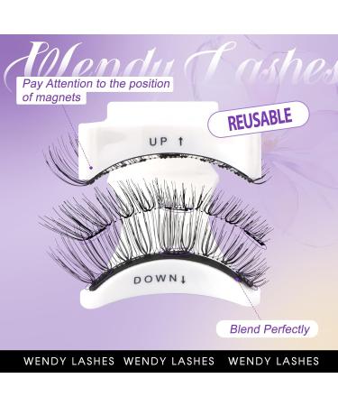Magnetic Eyelashes 2 Pairs Reusable Magnetic Lashes with Applicator No Glue Magnetic Eye lashes Natural Look without Eyeliner Magnetic Lashes Kit(magnetic lashes-K8+604) CX-K8+604 - Buy Online on GoSupps.com