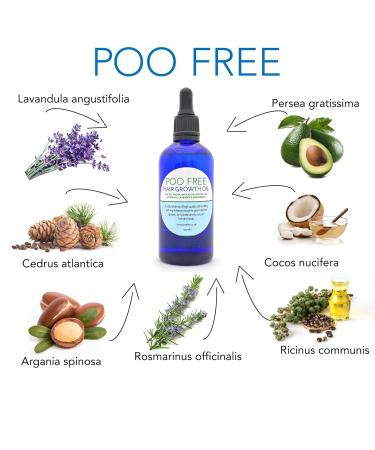 100% Natural Hair Growth Oil - Rizid Argan Avocado Coconut & Essential Oils - POO Free Scalp Treatment for Moisture & Protection - 100ml - Buy Online on GoSupps.com