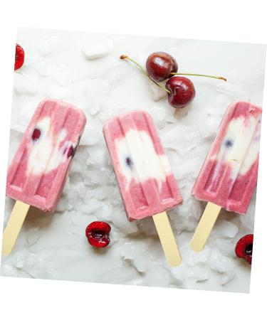STOBOK 20pcs Ice Cream Stick Silicone Molds Popsicle Sticks for Crafts Jumbo Lollipop Diy Mold Giant Cake As Shown 7X1CM - Buy Online on GoSupps.com