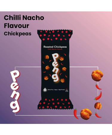 Peng Roasted Chickpeas Snack (6 x 30g) - Plant-Based High Protein Savoury Snack - Buy Online on GoSupps.com