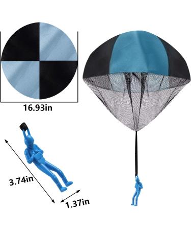 Parachute Toy for Kids - 4 Pack Hand-Throw Parachutists | Outdoor Flight Games & Gifts - Buy Online on GoSupps.com