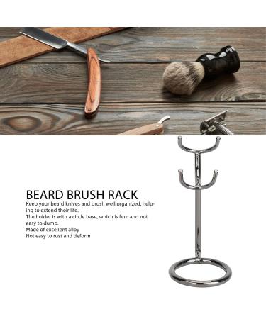 Shop Stainless Steel Shaver Holder & Brush Stand - Ventilated Design for Compact Storage | International Shipping Available - Buy Online on GoSupps.com