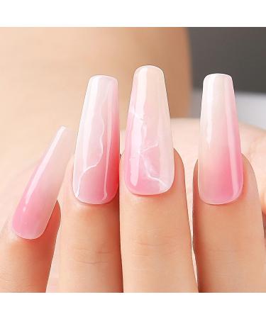 AIMEILI Sheer Gel Nail Polish Kit Set 3 - 12pcs X 8ml Milky White Sheer Pink Nude Soak Off Transparent Jelly Polish Set - Buy Online on GoSupps.com