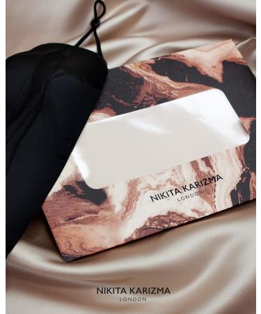 KARIZMA Beverly Hills Black Silk Face Mask for Women - Washable & Reusable Designer Facemask - Buy Online on GoSupps.com